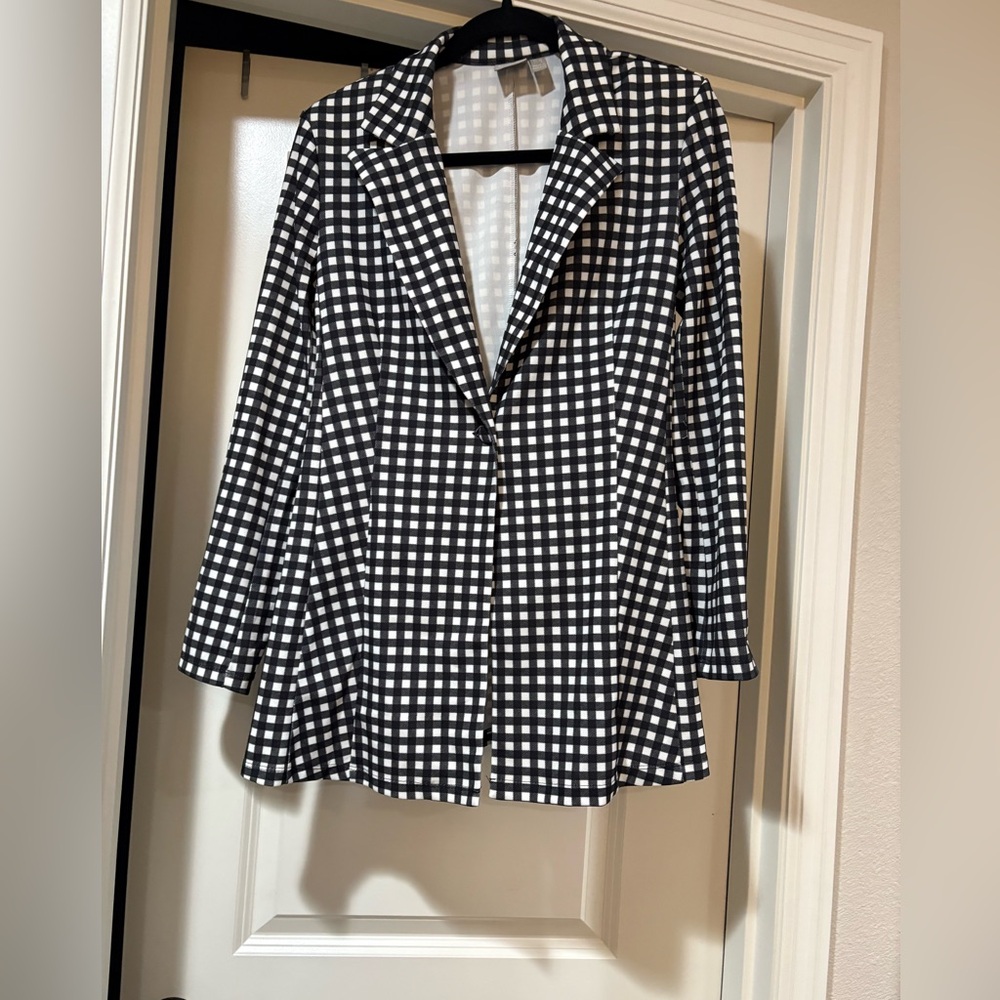 ASOS Monochrome Checkered Jacket